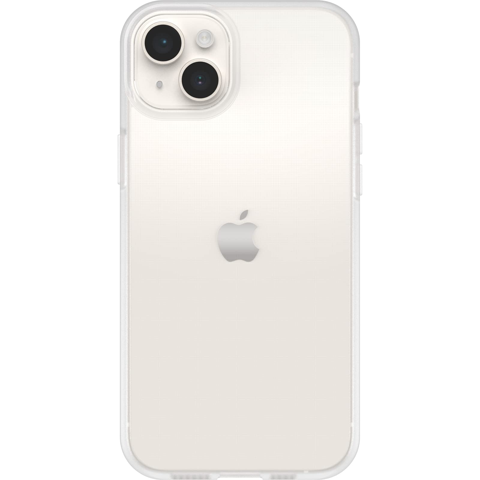 OtterBox Cover per iPhone 14 Plus Sleek, resistente a shock e cadute, cover ultrasottile, testata a norme anti caduta MIL-STD 810G, Protezione Antimicrobica, Trasparente, Senza Retail Package