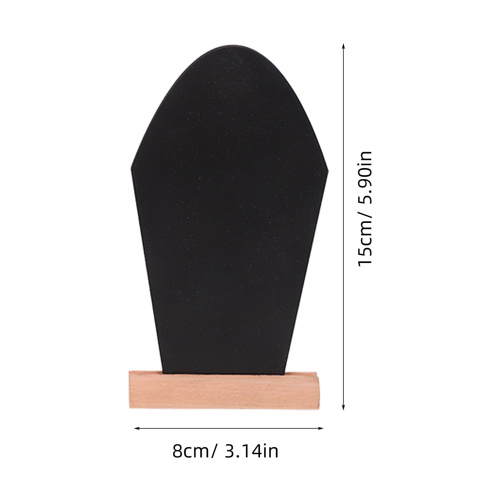INOOMP Mini lavagna da 16 pezzi: piccole lavagne con base - Mini lavagne per appunti da tavolo, espositori per matrimoni, etichette da cucina e decorazioni per la casa