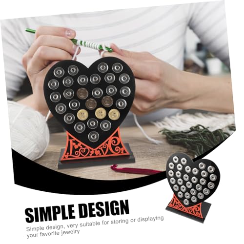 Stands de bijoux support bouton Healeved étagère métal