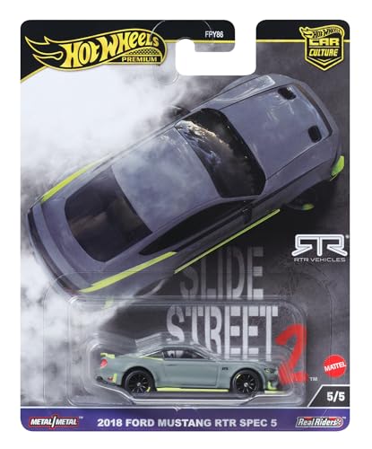 Hot Wheels Premium Ford Mustang RTR, Car Culture Circuit Legends-Fahrzeuge...