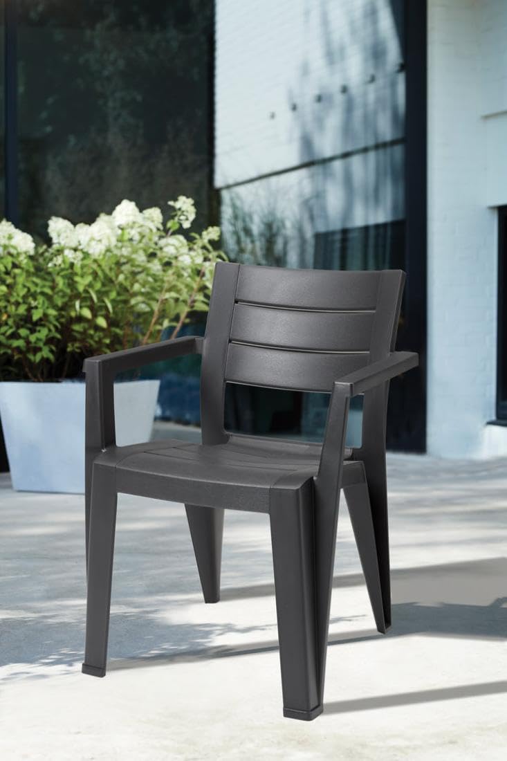Keter 246188 Julie - Silla de jardín Exterior, Gris