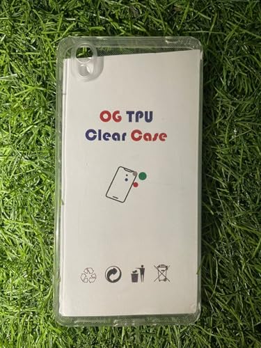 Image of COVERBLACK Soft Rubber Silicon Clear Back Cover Compatible Model for Vivo Y51L - Transparent