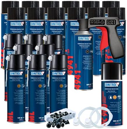 DINITROL DIY RUST PROOFING AEROSOL KIT FOR MOTORHOME & VAN
