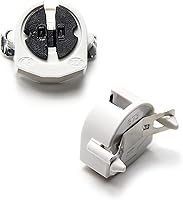 Vista 5 de Othmro Enchufes de luz, 10 unids T5 sostenedor, 2A PC de plástico AC 500 V 100 grados de luz fluorescente, F288A Base de una sola cabeza lápida