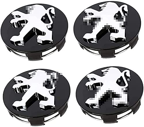 4x Radnabenabdeckung Mit Logo Für Peugeot 508 (2010-2024) - 60mm, Alu-Kunststoff