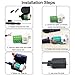 YIOVVOM DB9 Breakout Connector,DB9 Solderless RS232 D-SUB Male Serial Adapters 9-Pin Port White Adapter to Terminal Connector Signal Module with case Set of 4