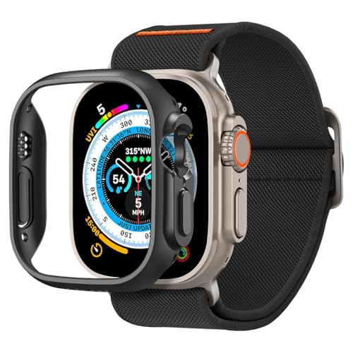 Coque Apple Watch Ultra Spigen mince protégeant l'écran avec bracelet confort