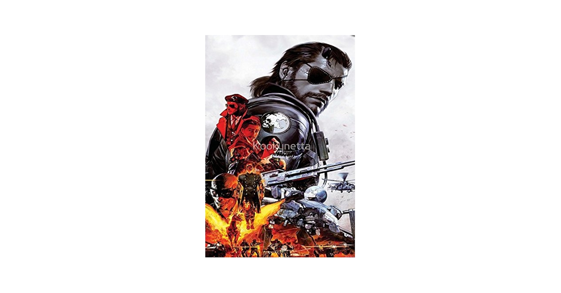 L GEAR SOLID 5 メタルギアソリッド ポスター Amazon.co.jp: メタルギアソリッド5 - 幻肢痛ポスター 22x33