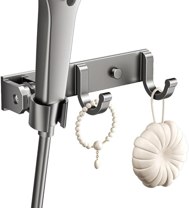 Shower Bracket Nodrilling Holder Bathroom Sink Fixing Base Shelf Accessory