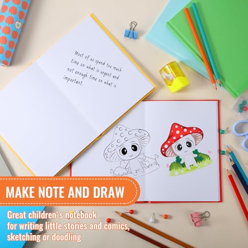Ireer 24 Pcs Hardcover Blank Book Bulk Small Sketch Pad to Write Stories Blank Notebooks for Journaling Sketching Writing DIY Crafts Supplies 72 Pages(5 x 5 Inch,Mixed Color) by Ireer - Used condition - Image 5