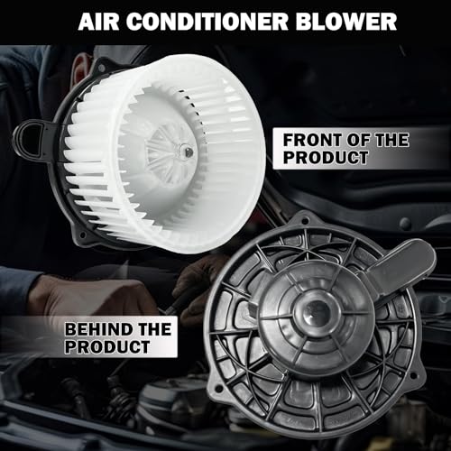 Image of Front 700222 AC Heater Blower Motor Fan Fit for Hyundai Elantra 2007-2010, Equus 2011-2013, Genesis 2009-2014, Santa FE 2007-2009, Veracruz 2007-2012 SK819165, BM00153C, 32A1005, 32A1015