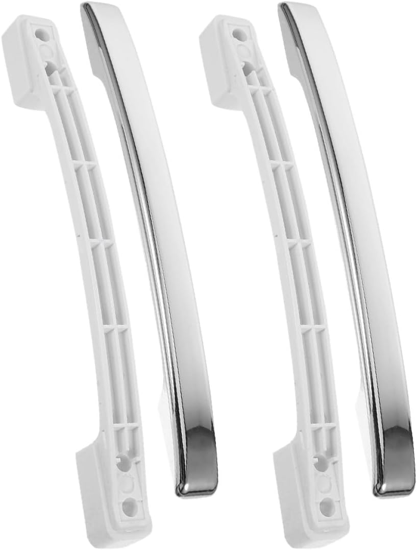 Toddmomy 2pcs Universal Abs Refrigerator Door Handles Replacement, 310mm Long Freezer Handle Pulls for Commercial and Home Fridge Accessories