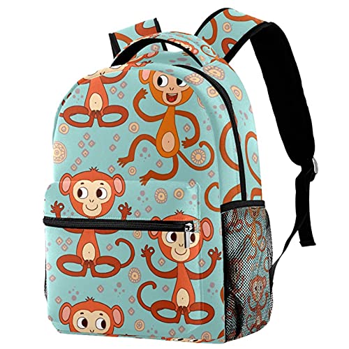 Sac à dos singe mignon style college pour l'école et les sorties outdoor