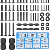 MOUNTUP Universal TV Mounting Hardware Kit Fits Most LED LCD OLED 4K TVs, Includes M4 M5 M6 M8 TV Screws, Spacers, Washers for TVs/Monitor Mounting up to 80 inches, MU0041