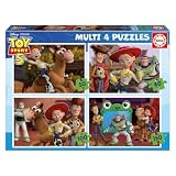 Educa - Puzzle Multi 4 en 1 Toy Story 5 Disney 60+80+100+150 Piezas | Rompecabezas Educativo Progresivo para los niños | A Partir de 5 años (20468)