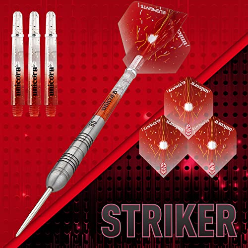 Unicorn Unisex Striker Type 4 80% Tungsten Steel Tip Darts, Red, 23 G Uk #TOP1