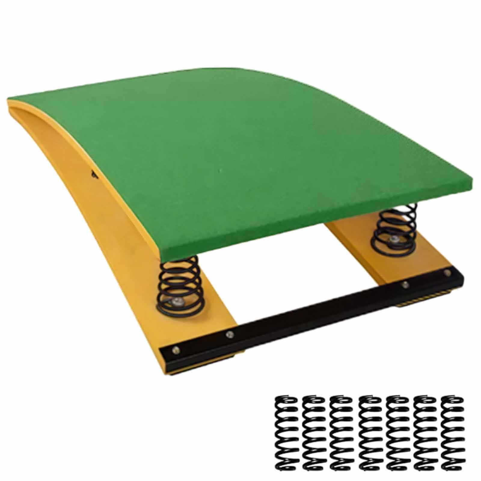 XUFWANYE High Jumps Spring Board for Adults/Teens, Vault Board Elastic Trainer - 2/4/6/9 Robust Springs, 110kg Weight Limit,Supports Vaulting & Fitness Training 9SpringforAdults