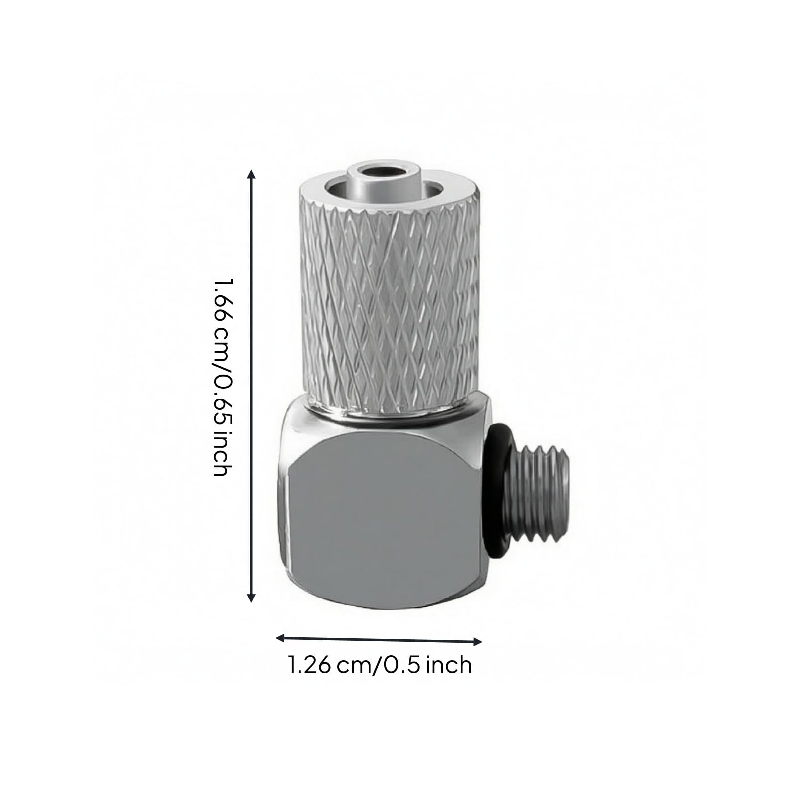 Milageto Conector Neumático Codo Compacto Empuje a Tubo Rosca Macho Latón Niquelado Cuerpo Hexagonal para Conducción de Aire y Ruteo de Líneas en Maquinaria, Conexión Rápida PL4-M6 200 Piezas