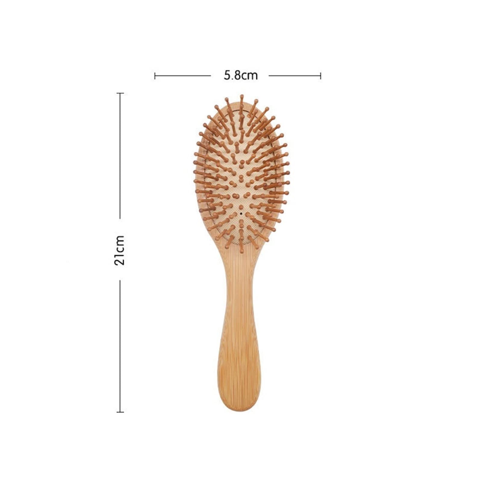 Kissenkamm Haar Kopfhaut Holzkamm Home Curling for Lange Haare (Color : C)