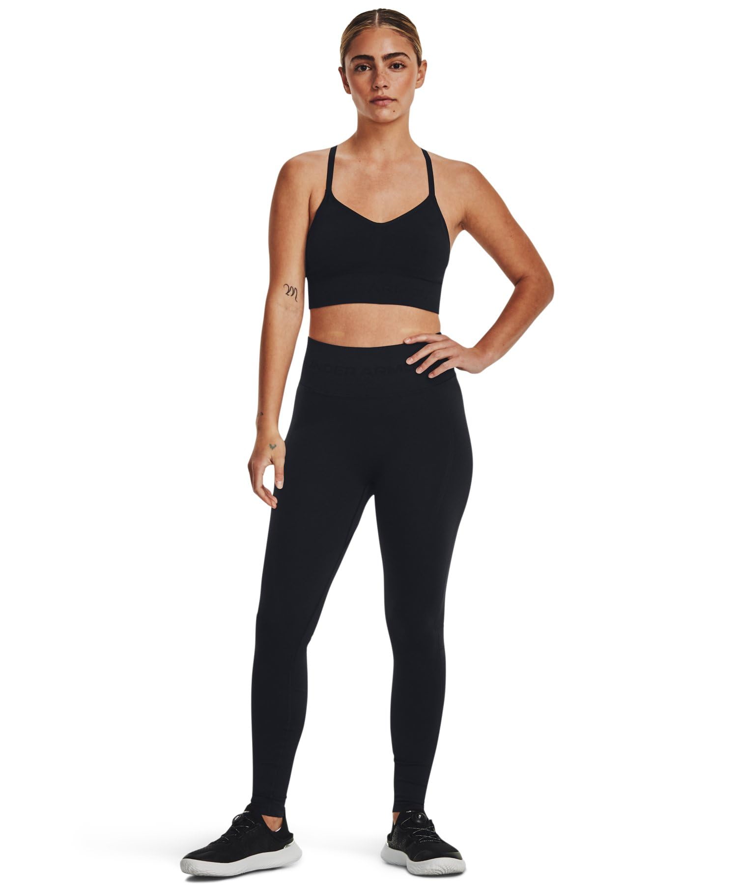 Legginsy treningowe Under Armour Train czarne gładkie