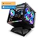 Produktbild Kiebel Gaming PC Cube Prokon 9.0 Intel Konfigurator (wählbar bis: i9 9900K (8x3.6GHz), 64GB DDR4, RTX 2080Ti 11GB, 2TB M.2 SSD) Gamer Computer, High End Rechner, Wasserkühlung [184776]