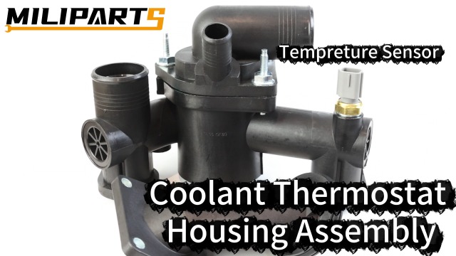 B＆T MILIPARTS Coolant Thermostat Housing Assembly with Water