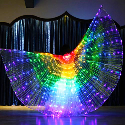 Ailes de fée lumineuses LED Rengue pour shooting photo et danse du ventre
