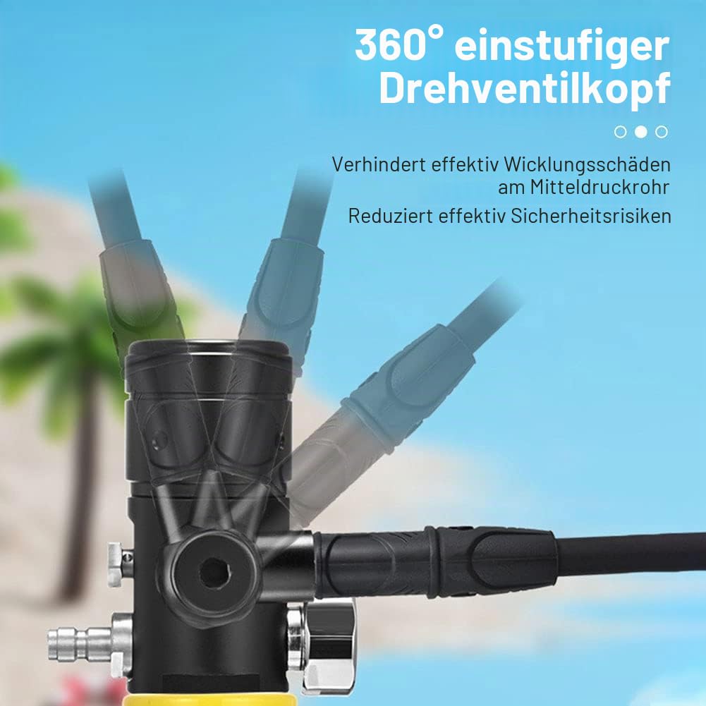 Diving Tank Ausrüstung Scuba Sauerstoffflasche Tauchen, 1L Mini Scuba Dive Cylinder Schnorchelausr Stung Sauerstofftauchg nge mit Einer Kapazit t von 15-20 Minuten das Tauchen unter Wasser
