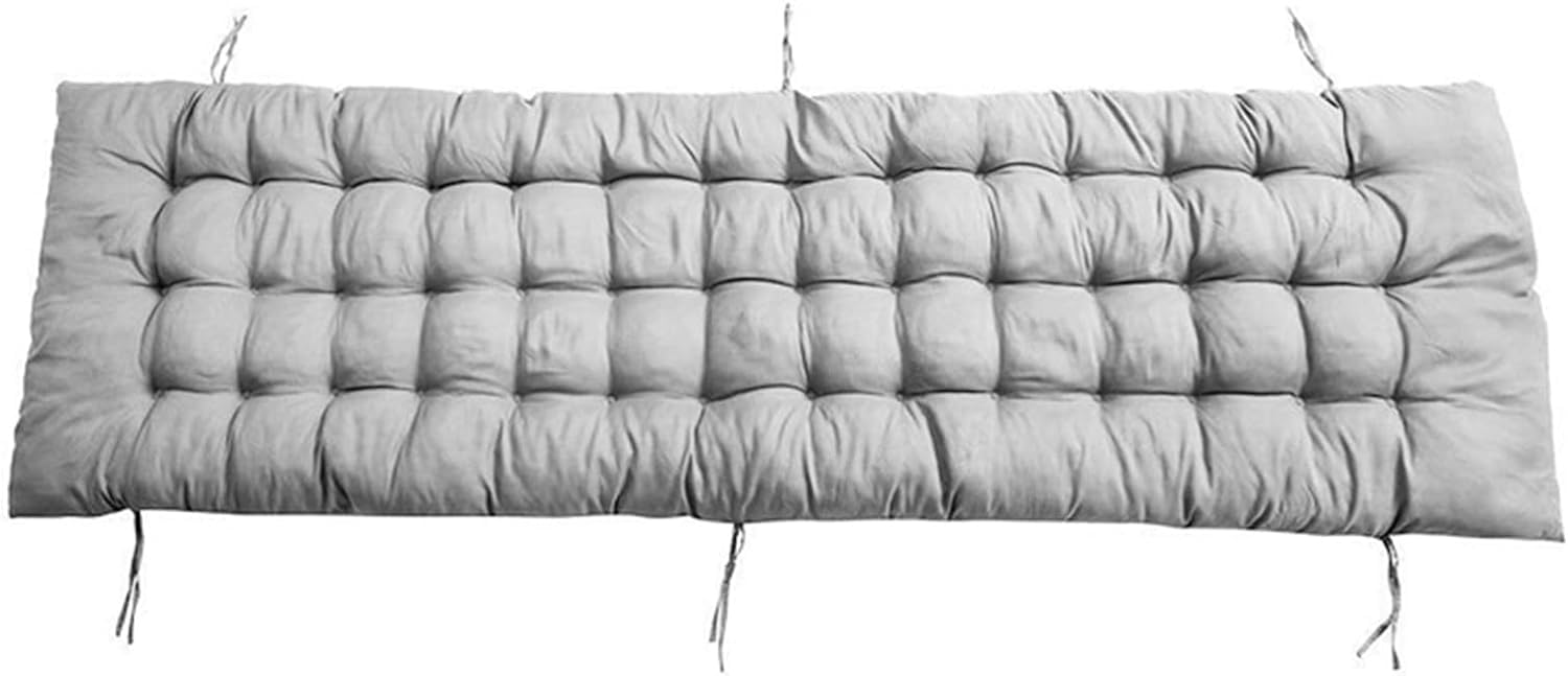 Panchina in cotone spesso, 120 x 40 cm, profondità 8 cm, cuscino caldo per casa, giardino, altalena, patio, tavolo da esterni, decorazione slish
