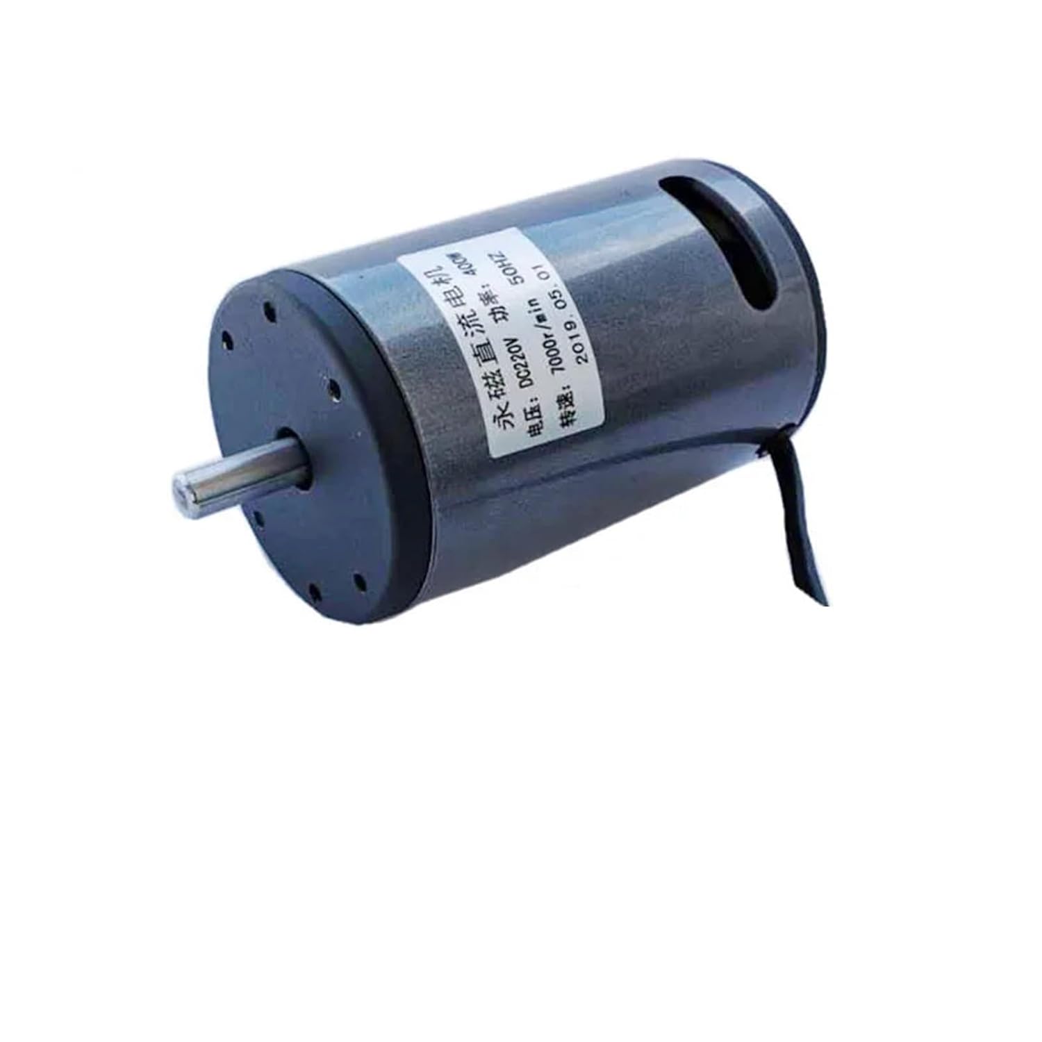 1PCS High Power 220V Permanent Magnet High-Speed Motor Motor + Rectifier Bridge 400W 7000RPM CW CCW for Lathe Generator Blower(Motor and Bracket)