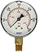 WIKA 8990633 Commercial Pressure Gauge, Dry-Filled, Copper Alloy Wetted Parts, 2-1/2" Dial, 0-600 psi (kPa) Range, +/-3/2/3% Accuracy, 1/4" Male NPT Connection, Bottom Mount