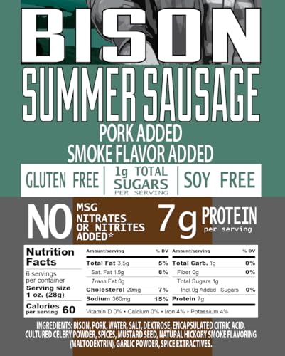 PEARSON RANCH Wild Game Sausage Sampler - Elk, Bison, Venison, Wild Boar, & Fender Blend (Rabbit, Alligator, Venison, Elk, Bison) Exotic Meat, Summer Sausage Gift