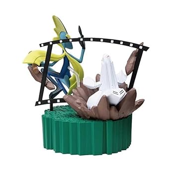 ポケモンジオラマフィギュア全4種 ゲンガー ゲッコウガ ニンフィア インテレオン スタイリッシュなポケモンたちがカッコいい！ スパイ映画を