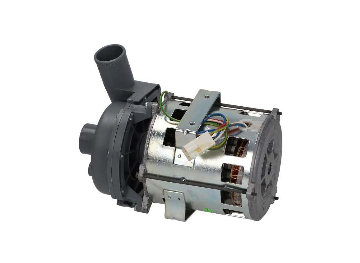 RO Linea Blanca ® Bomba Lavado Lavavajillas Industrial 220V 50Hz 590W 10uF Entrada 38mm Salida 38mm Rotacion Derecha Recambio Profesional Compatible Con Fagor Elframo Komel Azkoyen Futurmat Emmepi