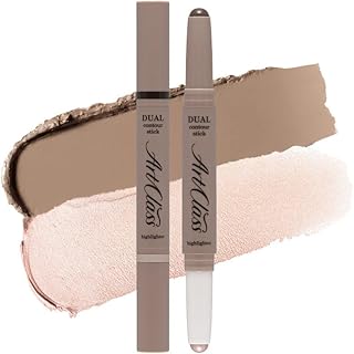 【too cool for school/トゥークールフォ―スクール】アートクラス デュアル コントゥアスティック/ARTCLASS BY RODIN DUAL CONTOUR STICK 2.2g/韓国コスメ 韓国メイク 韓国化粧品 コントゥアペン シェーディング ハイライト (#2 クールデュオ)