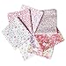 Forbestest 7pcs / Set la Tela de algodón para la Serie Rosa de Costura Que acolcha Remiendo Textiles para el hogar Tilda muñeca de Trapo Cuerpo