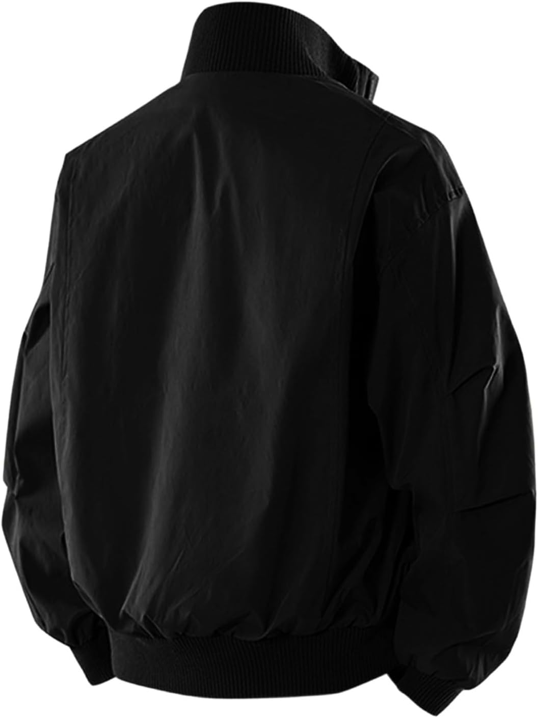 Men's Jacket Lightweight Full Zip Long Sleeve Outdoor | Mens Lightweight Jacket Windbreaker Full Zip Long Sleeve Outdoor Athletic Bomber Jackets Loose Fit Hiking Outerwear