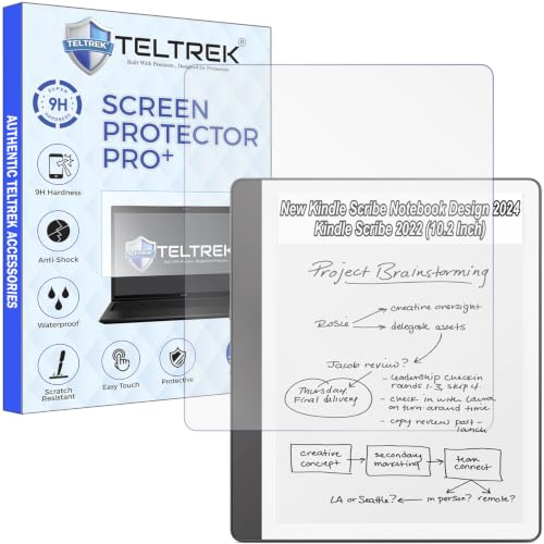 Image of Screen Guard Compatible With Kindle Scribe 2022 10.2 Inch Tab /New Kindle Scribe Notebook Design 2024 10.2 inch Tablet Flexible Fiber Screenguard Not a Tempered Glass Screen Protector