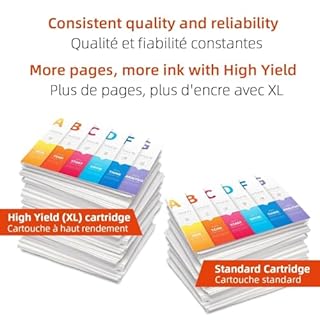 PG-275 XL/CL-276 XL High Yield Compatible for Canon 275 276 XL Ink Cartridges Replacement for Canon Printer Ink 275 276 Compatible for Canon Pixma TS3720 TR4720 TR4700 TR4723 TR4722 TS3500 Printer