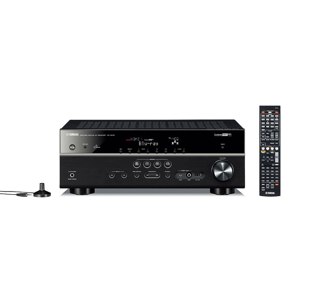 Receptor AV de rede Yamaha RX-V575 7,2 canais com Airplay