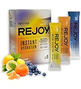 REJOY – Electrolyte Powder Packets, 9 Sticks – Hydration Drink Mix Supplement – Sugar Free, Keto ...