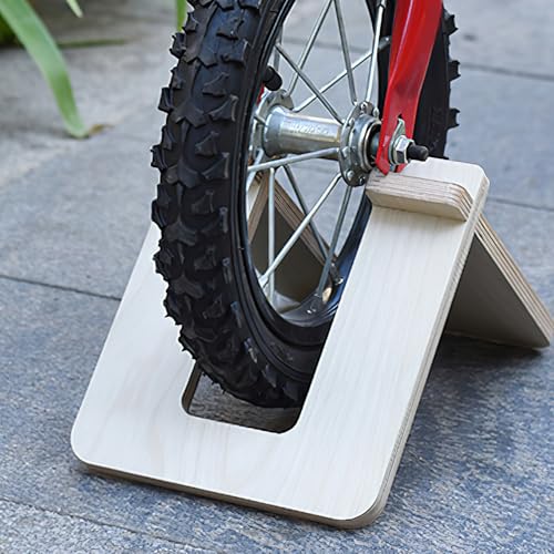 Soporte para scooter y bicicleta de madera estética premium 5
