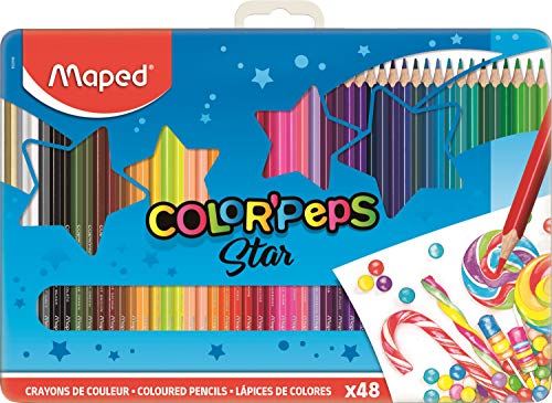 Maped Color' Peps 832059 - Set di 48 matite di