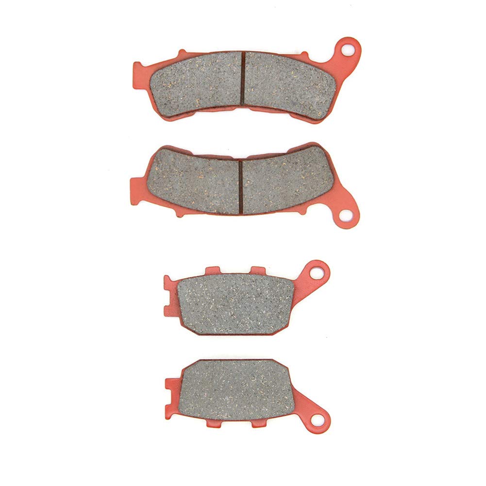 Pastiglie Freni Anteriori Per Moto Honda VT 600 Shadow E Altri Modelli - Semi Metallic - FA142 102x38x9mm - Foto 2