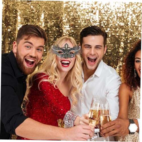 Masque Décoratif Anti-Serrage avec Élastique Ajustable pour Carnaval