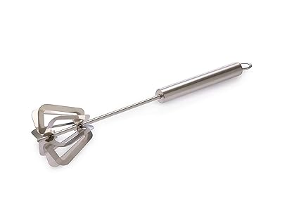 Yuvi fashion point Stainless Steel Hand Blender Beater Maker Mixer Spring Rawai for Egg Lassi Cream Milk (1Pcs, Silver)