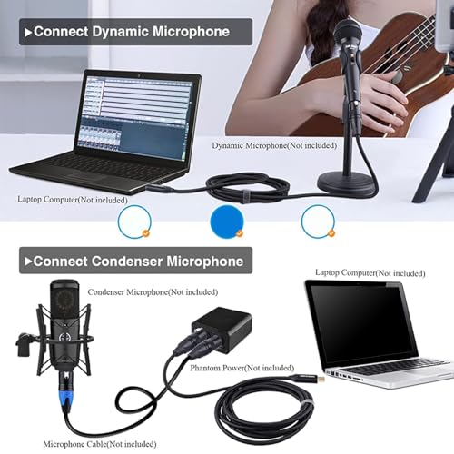 Cordon adaptateur USB microphone 3 broches interface audio ordinateur - 2