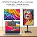 Touchscreen Portable Monitor, 14 Inch 1200P Ultra-Slim Lightweight Bezel Less HDR FHD IPS Touchscreen Display, Travel Monitor with Stand and Speakers, HDMI USB-C External Screen for Laptops and PC