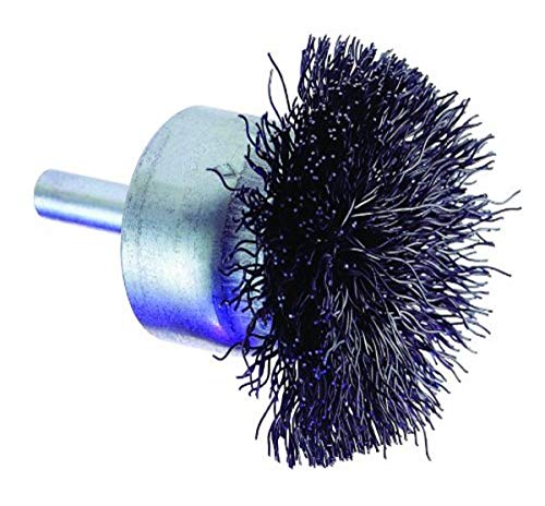 Image of Osborn 00030234SP Crimped Wire Circular End Brush, Carbon Steel, 0.008 inch Wire Diameter String