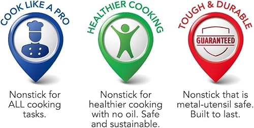 Miniatura 7 de ScanPan Sartén clásica de aluminio de 95 pulgadas en la manga